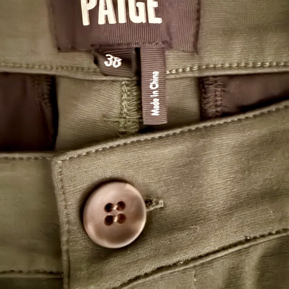 PAIGE Men’s Jogger Pants - Size 38 Southern Oak Green - Picture 2 of 9